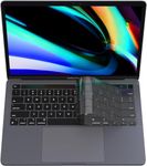 OJOS Premium Ultra Thin Keyboard Cover Protector, Compatible with MacBook Pro with Touch Bar 13" and 15" (2016 2017 2018 2019, Apple Model Number A1706, A1707, A1989, A1990, A2159), Gray