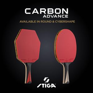 STIGA Carbon Advance Table Tennis Bat – Lightweight Performance Paddle