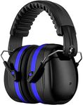 YANKUIRUI Ear Protection for Shooting SNR 34dB Safety Ear Defenders Muffs Ear Protectors Provide Hearing Protection (Blue)