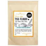 Urban Platter French T55 Fine Wheat Bread Flour, 1Kg / 35.2oz [Farine Francaise De Ble]