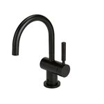 InSinkErator F-H3300MBLK Indulge Modern Hot Water Dispenser Faucet, Matte Black