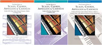 Alfred's Basic Piano Library - Scales, Chords, Arpeggios and Cadences 3 Book Set: The Basic Book, The First Book, The Complete Book