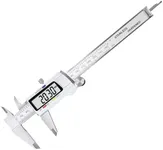 NORTOOLS Digital Caliper Measuring Tool,150mm/6 Vernier Caliper Digital Micrometer with Large LCD Screen,Stainless Steel with Quick Change Button for Inch Millimeter Conversions