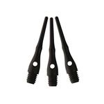 Viper Dart Accessory: Tufflex III 2BA Thread Soft Tip Dart Points, Black, 1000 Pack