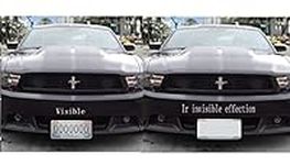 Reflective Speed Camera Infrared License Plate Blocker, IR Invisible License Plate Shields (1 Pc)