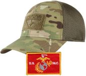 Condor MESH Fitted Cap Bundle (Marines Emblem) - Multicam- Large/XL