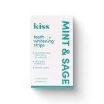 Kiss Professional Result Teeth Whitening Strips, 42 Strips, Up to 5 Shades Whiter in 7 Days, Peroxide Formula, Enamel-Safe (21 Treatments, Mint & Sage)