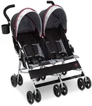 Jeep Scout Double Stroller, Lunar Burgundy