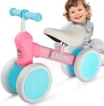 Lurui Baby Balance Bike for 1 Year Old Boys Girls 10-36 Month Toddler Balance Bike,Infant First Walking Bike,Toddler Training Bike,No Pedal 4 Silence Wheels,First Birthday Gifts (Pink)