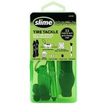 Slime 20482 Tire Tackle: Bike Tube Repair & Maintenance Kit, 33 Pieces