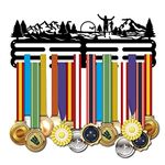 SUPERDANT Running Medal Hangers Park Run Medal Holders for Runners Mountain Trees Hanging Medal Display Rack Runner Medal Hanger Running Medals Display 40x15cm Capicaty 10-15kg