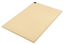 Notrax-T45S4012BF Sani-Tuff Premium Rubber Cutting Board, Professional Grade 12" X 18", Beige