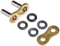 RK Racing Chain GB520GXW Rivet C/L Rivet-Style Gold Connecting Link