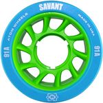 Atom Savant Roller Derby Wheels - Blue 59mm 91A