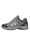 Mountain Warehouse Path Waterproof Womens Walking Shoes - Breathable Ladies Shoe, Mesh Lining, High Traction Sole Hiking Shoes - for Spring Summer, Trekking, Camping Dark Grey Womens Shoe Size 6 UK