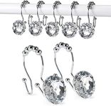 Shower Curtain Hooks, Goowin Crysta