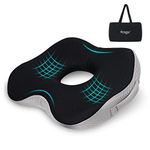 Feagar Donut Cushion for Office Chair, Memory Foam Seat Cushion for Haemorrhoid, Coccyx Pressure, Tailbone and Back Pain Relief - Orthopedic Ring Seat Pad for Car Seat, Wheelchair, Chair