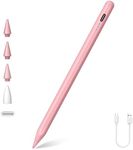 Pencil for Apple iPad(2018-2024), Fast Charge Stylus & Palm Rejection Tilt Sensitive Active Pen for iPad 10th/9th-6th Gen, iPad Pro 11"/12.9"/13" M4, Air 5th-3rd/M2 2024, iPad Mini 6/5 Gen