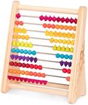 B. toys- Two-Ty Fruity!- Wooden Abacus for Kids- Developmental Learning Toy- Classic Math Toy with 100 Beads – Educational Toy for Addition and Subtraction – Numbers & Counting – 18 Months +