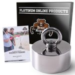 2000LB’s Powerful 360 Degrees Fishing Magnet for Magnet Fishing | Strong Neodymium N52 Magnet | Magnetic Fishing for Salvage and Treasure Hunting in Rivers, Oceans & Lakes