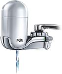 PUR PLUS Faucet Mount Water Filtration System, Stainless Steel – Vertical Faucet Mount for Crisp, Refreshing Water, FM4000B