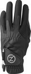 Zero Friction Men's Golf Gloves, Right Hand, One Size, Black