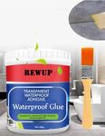 Crack Seal Glue 300gm with Brush Transparent Waterproof Glue for Roof Leakage Crack Seal Agent Roof Water Leakage Solution Water Proof Glue Transparent Glue (1)