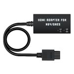 Mcbazel HDTV HDMI Adapter for GC/N64/SNES HDMI Link Cable Converter Supports 4 : 3 and 16 : 9 HDMI Output for GC N64 to HDMI, SNES to HDMI Cable