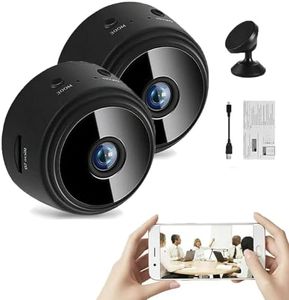 Spy Focus Magnetic Mini Security Camera Outdoor, 2024 New Mini Security Camera, 1080p Hd Wireless Magnetic Security Camera, Pet Monitor, Nanny Cam Wireless Camera for Home Office Security (2Pcs)