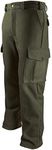 Regular and Big and Tall Merino Wool Hunting and Shooting Cargo Pants to Size 52 Made in Canada (Green, 38" Waist / 31" Length)