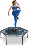 Yes4All Rebounder Trampoline for Adults, 48-Inch, 350 LBS Stable & Silent Exercise Trampoline for Rebounding, Jumping Cardio