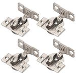 Blum 33B355AF22 Compact Face Fix Hinge 107° with Spring and Mounting Plate, incl Screws, Pack of 4