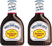 Sweet Baby Ray's Original BBQ Sauce | Original Gourmet Barbeque Sauce Perfect for Family Recipes | Pack of 2 X 510g