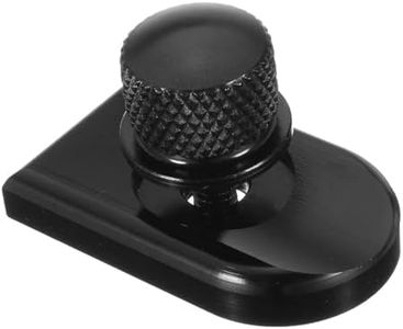 Harley Davidson Seat Bolt Screw 1/4"-20，Motorcycle Stainless Knurled Fender Rear Accessories，Thread for Harley Davidson Softail Dyna CVO Fatbob Electra Glide Street Glide etc 1996-2025 Black