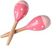 Maracas for Adults Kids Babies, Wooden Maracas Shaker Musical Instrument