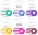 36pcs Sweet Donut Keychain Donut Pa