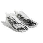 adidas Adizero 12.0 Poison Football Cleats Men's, White/Silver Metallic/Black, 8