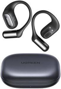 UGREEN Wireless Headphones Open-ear Earbuds Bluetooth 6.0 Earphone Clear Call with 4 Mic Noise Canceling,Spatial Audio,8 EQ in APP,28H Playtime,IPX5 Waterproof,Hook-on Comfortable Fit for Running Gym
