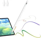 XLX Stylus Pen for iPad (2018-2024) Apple Pencil with Palm Rejection & Tilt Sensitivity Stylus Pencil for iPad 10/9/8/7/6th Gen,iPad Mini 6/5th Gen,iPad Air 5/4/3th,iPad Pro 11/12.9"- White