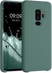 kwmobile Case Compatible with Samsung Galaxy S9 Plus Case - TPU Silicone Phone Cover with Soft Finish - Forest Green