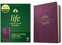 NLT Life Application Study Bible, Third Edition, Purple: New Living Translation, Purple LeatherLike: Red Letter Edition