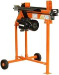FM8T-TC 5-Ton Electric Log Splitter with Workbench, Guard & Stand – 2200W Motor – Splits Logs up to 370mm – Pre-Filled with Oil – Ideal for Small to Medium Wood Burners