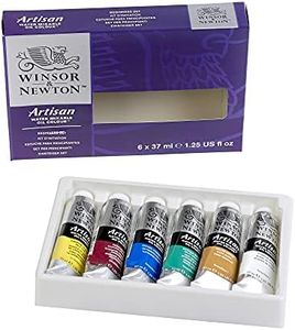 Winsor & Newton Artisan 1590267 Water Mixable Oil Paint Set, High Pigment Concentration, Good Coverage & Lightfastness, 6 Oil Paints in 37 ml Tubes