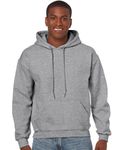 Gildan Mens Mens HeavyBlend Hooded Sweatshirt Sport Grey 3XL