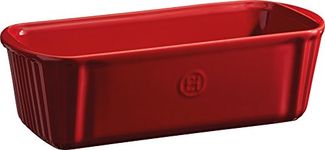 Emile Henry High Resistance 12x5-inch 2L Loaf Pan 2017, 12 x 5inch, Grand Cru (EH346180)