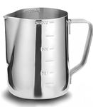 Milk Frothing Pitcher 350ml/12oz - Stainless Steel Steaming Jug for Latte Art, Cappuccino, and Espresso - Milk Frother Jug for Barista-Style Coffee