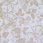 LOVADA Wallpaper Peel and Stick - 40W x 1000L CM Wallpapers Rose Flowes Wall Paper Champagne and White Vinyl Peel and Stick Wallpaper Cabinet Contact Paper, Modern Wallpaper for Home Deco