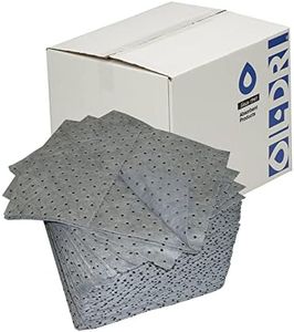 Oil-Dri L90902 15" W x 19" L Universal Heavy Weight Bonded Perforated Pads (100 Mats/Box)