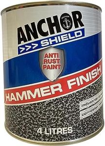 Anchor Hammer Finish Anti Rust Paint, Black, 4 Litre