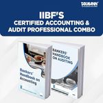 IIBF X Taxmann's Certified Accounting & Audit Professional Combo – Bankers' Handbook on Accounting and Bankers' Handbook on Auditing | Set of 2 Books